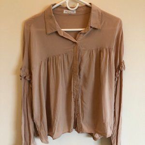 Dusty Rose Button Up